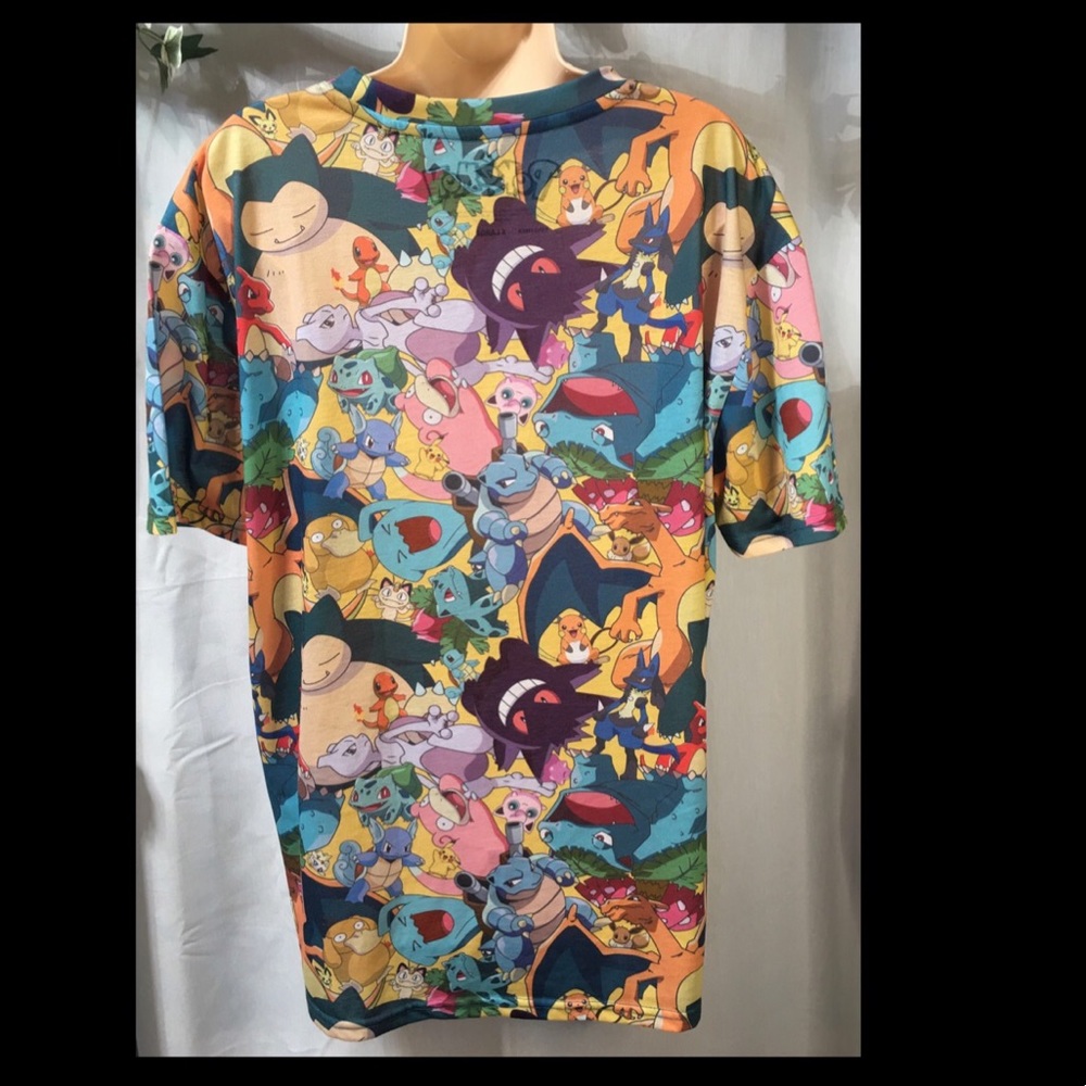 *Pokemon* Men’s Size XL (unisex) tee in light pastels. EBgames Nintendo - Picture 2 of 9